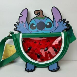 NWT Disney Stitch Clear Watermelon Crossbody